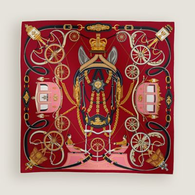 Stately Wheels scarf 90 | Hermès Hong Kong SAR